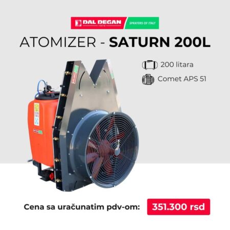 Atomizer SATURN 200 L - pumpa Comet APS 51