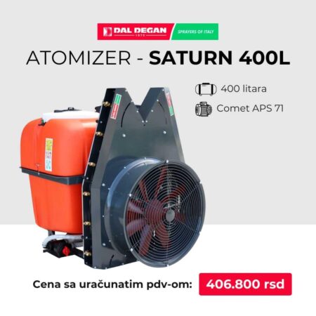Atomizer SATURN 400 L  - pumpa Comet APS 71