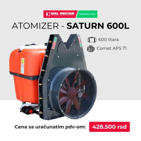 Atomizer SATURN 600 L - pumpa Comet APS 71