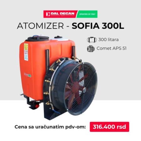 Atomizer SOFIA 300 L - pumpa Comet APS 51