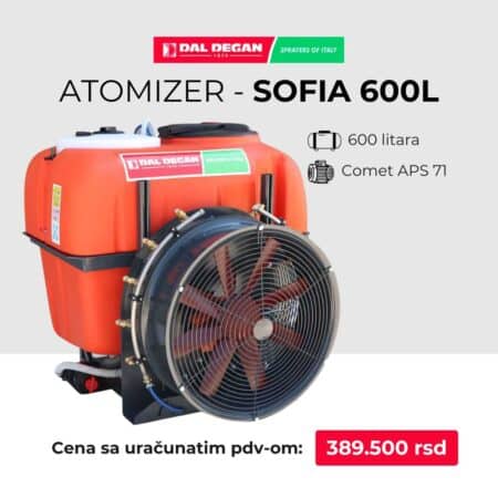 Atomizer SOFIA 600 L - pumpa Comet APS 71