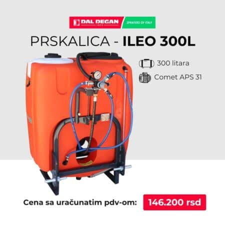 Prskalica ILEO 300 L – pumpa Comet APS 31