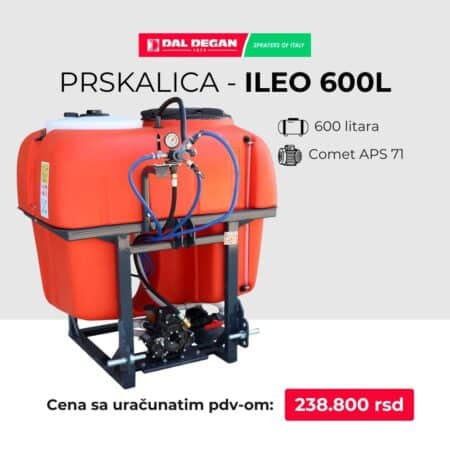 Prskalica ILEO 600 L – pumpa Comet APS 71
